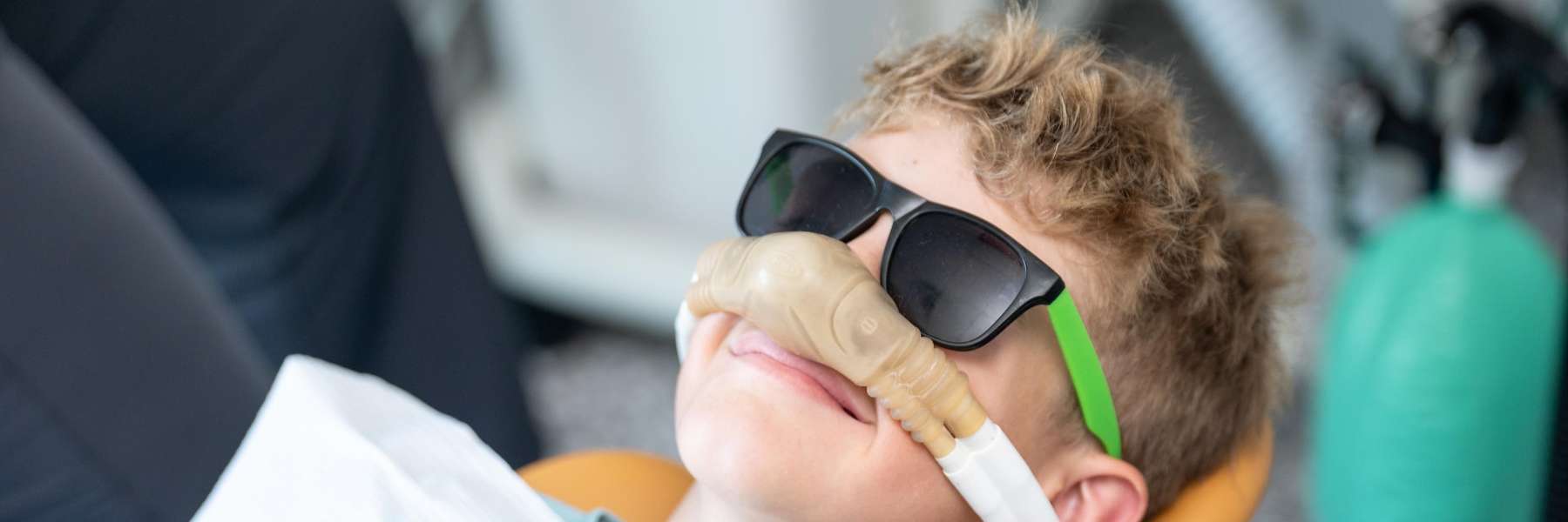 child after sedation dentistry in palos heights